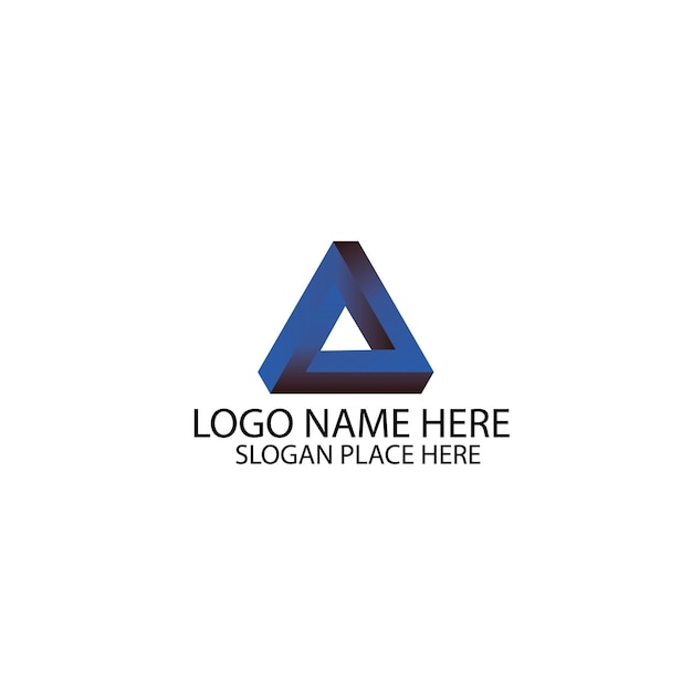 Driehoek genaamd logo voor de A Lettering Digital EPS