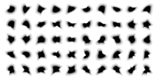 Driehoek halftone abstracte achtergrond instellen 50