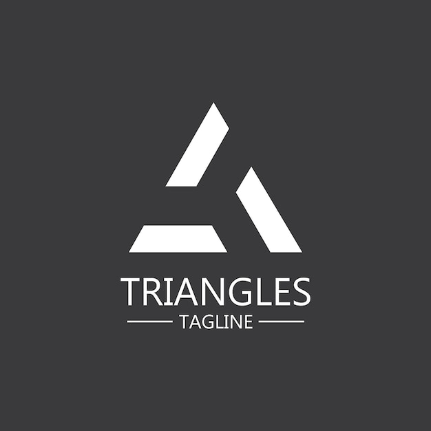 Driehoek pictogram ontwerp