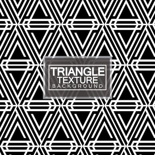 Driehoeken zwart-wit abstract naadloos geometrisch patroon Moderne stijlvolle textuur vectorillustratie