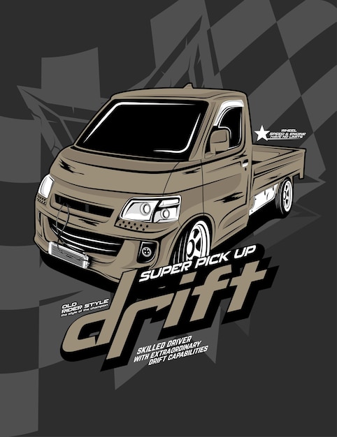 Drift pick up, custom drift car