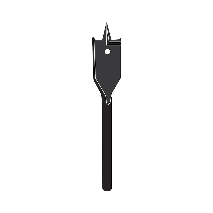Vector drill bit icon