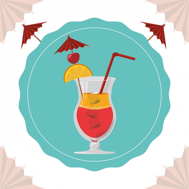 Vector drink icon design