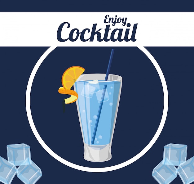 Vector drink icon design