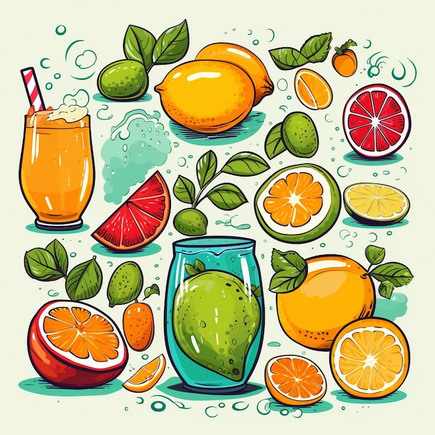 Vector drink vector fresh juice beverage liquid fruit orange vitamin juicy isolated healthy