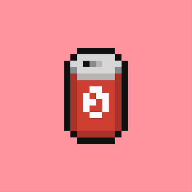 drink vector pixel style