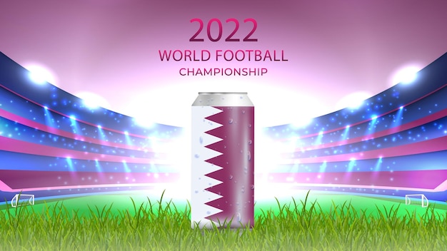 DrinkenPromotieVoetbalKampioenschapInStadiumQatar