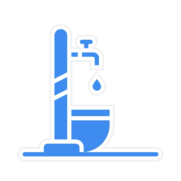 Vector drinking fountain icon vector image can be used for trekking