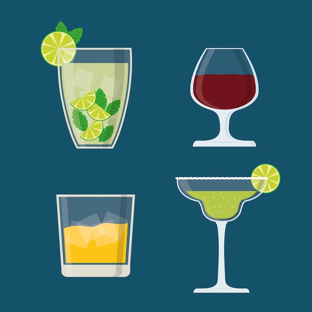 Drinks digital design.