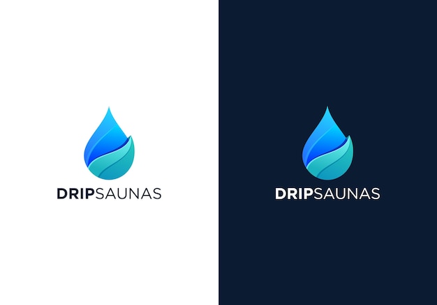 Drip saunas logo design