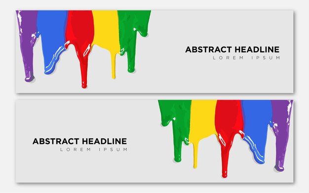 Dripping paint background abstract headline background