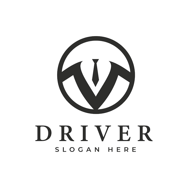 Driver service logo template vector illustrationEmblem Concept Design Creative Symbol Icon