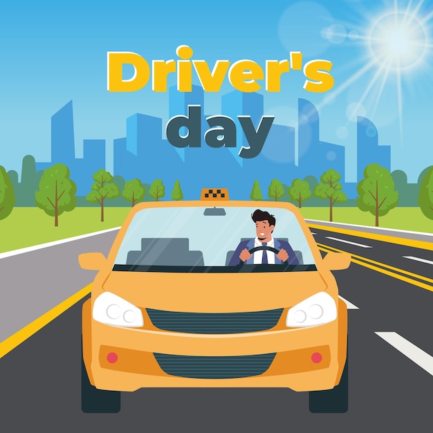 Drivers day driving school Dia do motorista celebration car taxi booking