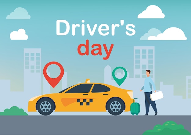 Drivers day driving school Dia do motorista celebration car taxi booking