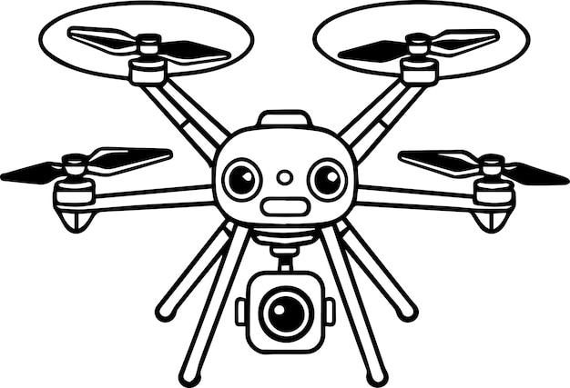 Drone Camera Clipart vector