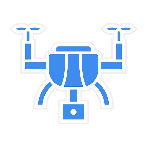 Drone camera icoon vector afbeelding Kan worden gebruikt voor nieuws en media