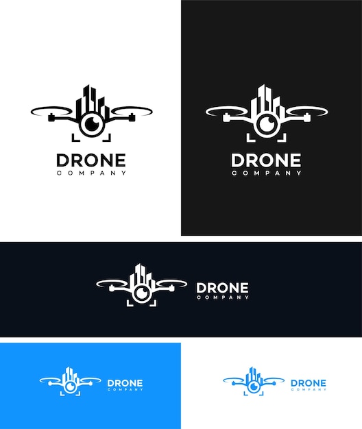 Vector drone company logo