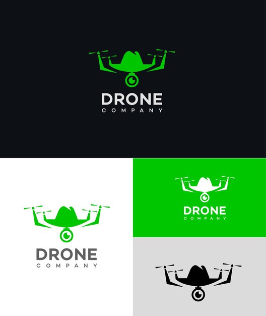 Vector drone company logo