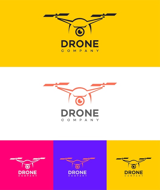 Vector drone company logo