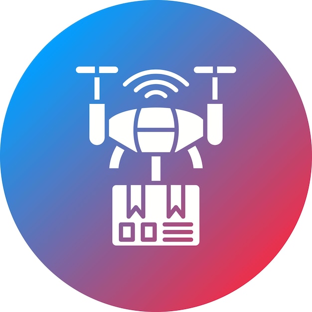 Drone Delivery Icon vector afbeelding Kan worden gebruikt voor Delivery en Logistiek