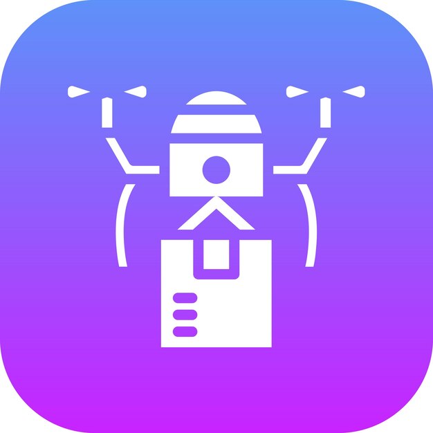 Drone Delivery vector icoon illustratie van Delivery en Logistiek icoon set