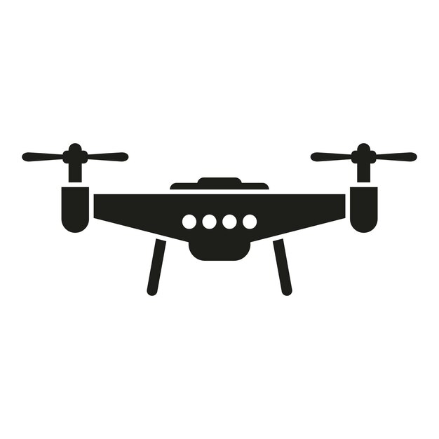 ドローンのアイコン シンプルなベクトル ビデオ玩具 アイ スパイカメラ