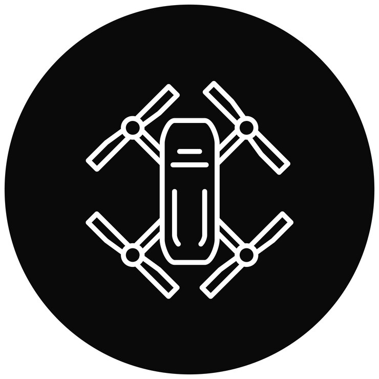 Vector drone icon vector image can be used for technology