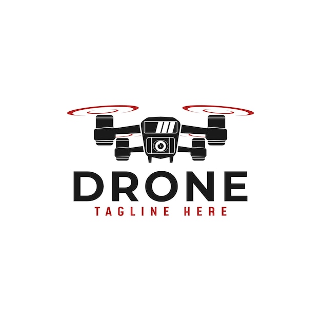 Drone Logo Ontwerp Illustratie