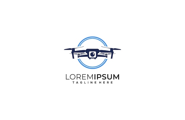 drone logo ontwerp vector sjabloon