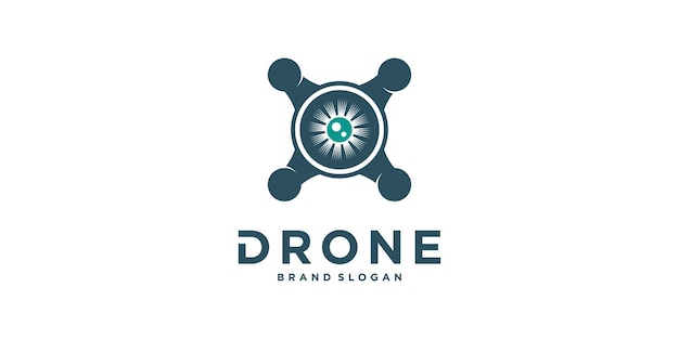 Drone logo ontwerpcollectie bewerkbaar voor uw zakelijke vectorillustratie