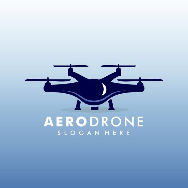 modello di logo drone