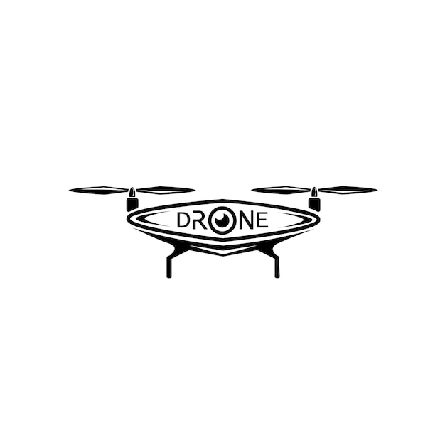 Drone logo vliegcamera afstandsbediening