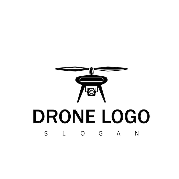 Drone logo vliegcamera afstandsbediening