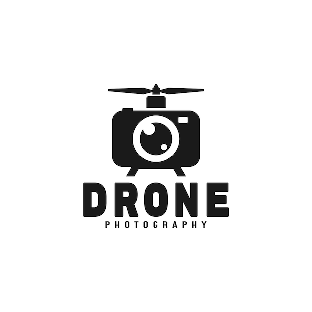 Дизайн логотипа с дрона