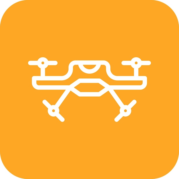 L'icona del vettore del drone può essere utilizzata per l'icona dell'agricoltura