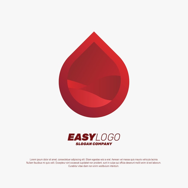 Drop of blood logo