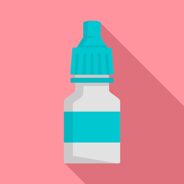 Vector drop bottle icon flat illustration of drop bottle vector icon for web design