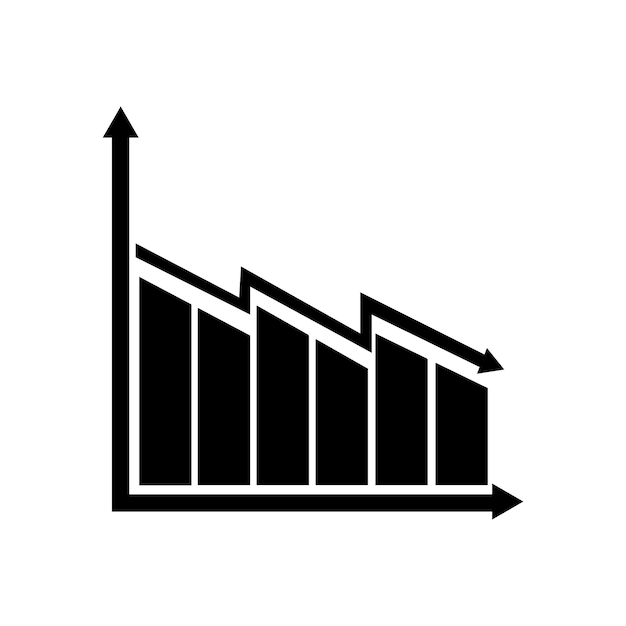 Шаблон векторного логотипа Drop Chart