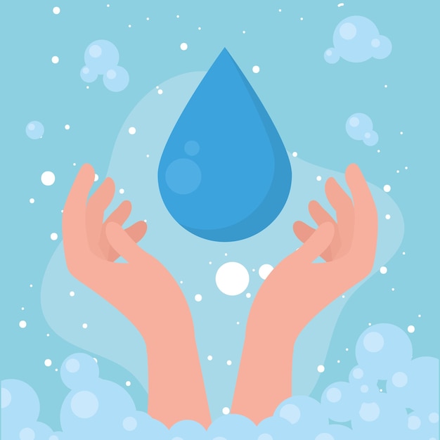 drop over hands