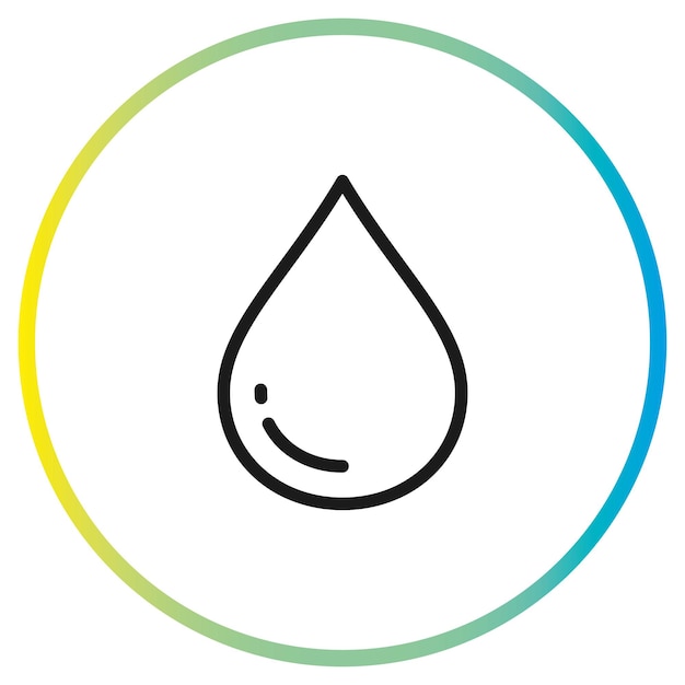 drop icon vector