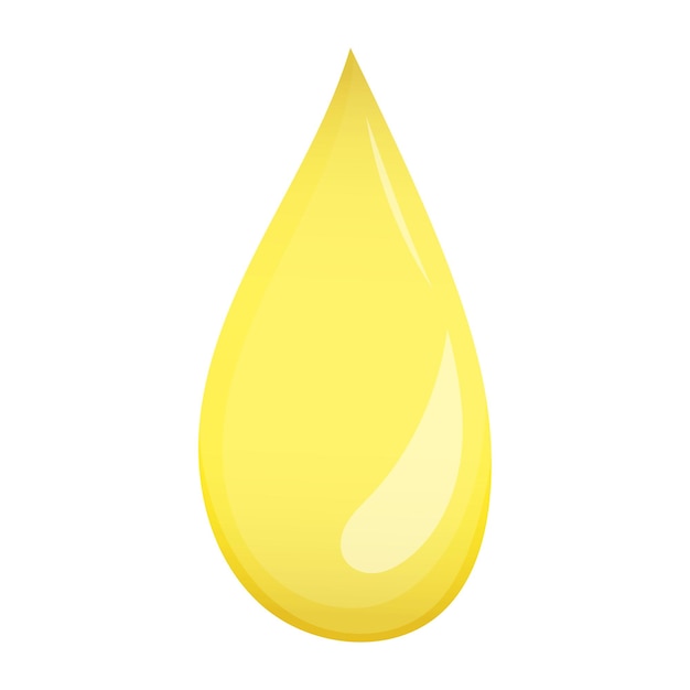 Vector drop of oil. vector isolated illustration