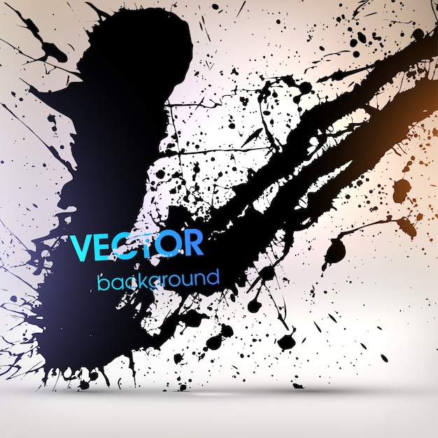 Vector drop splat shape background dirt