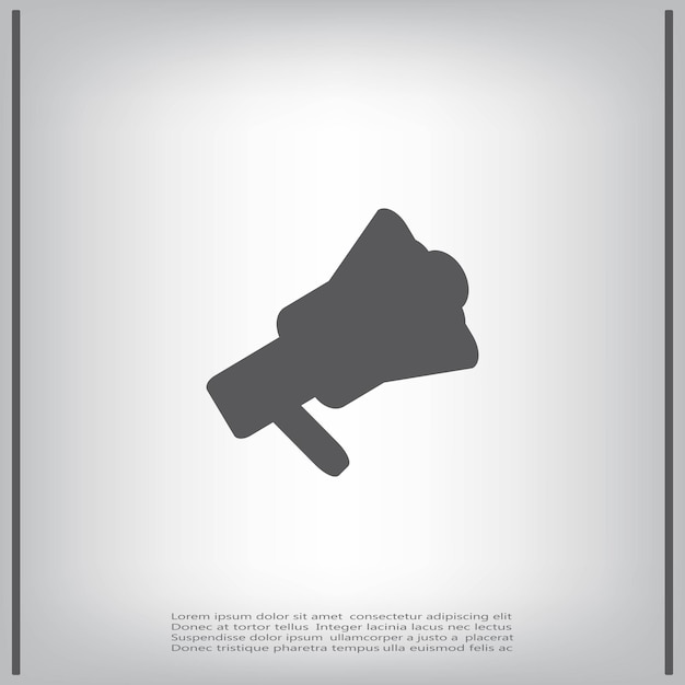 A drop of water in hands environmental protection symbol Vector illustration on a gray background