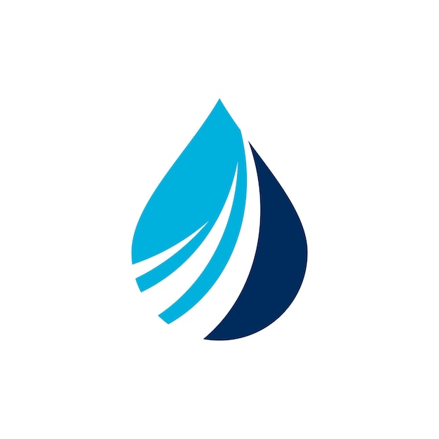 Капля воды логотип шаблон иллюстрации дизайн вектор EPS 10