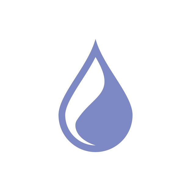 液滴のロゴのテンプレート ドロップ水アイコン イラスト デザイン ベクター EPS 10