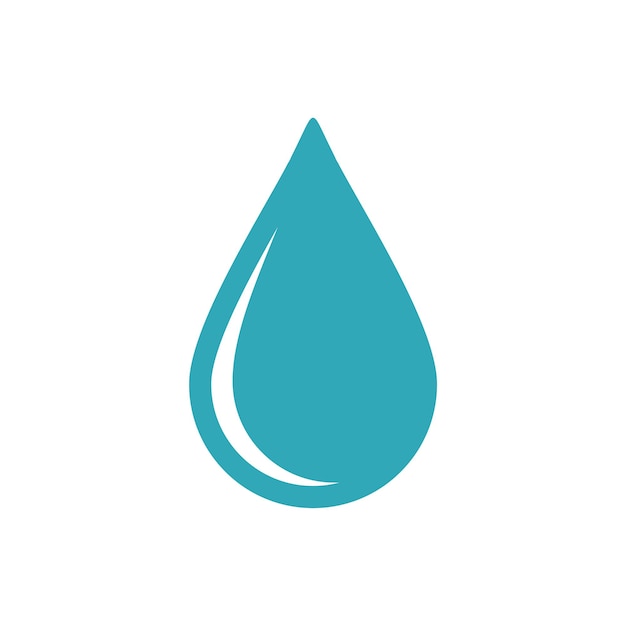 Droplet Logo Template Illustratie Ontwerp Vector EPS 10