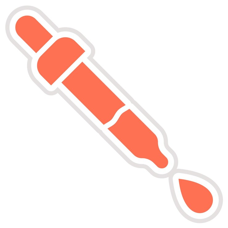 Vector dropper vector icon design illustration