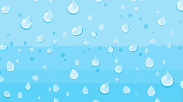 青い背景の水滴