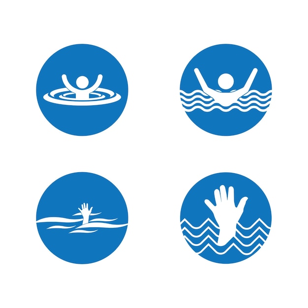 Vector drown icon