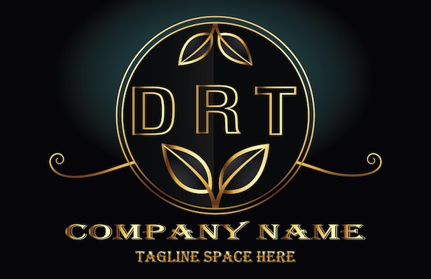 Vector drt letter logo